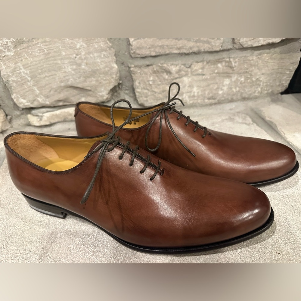 Paul Evans Classic Brown Leather Oxfords